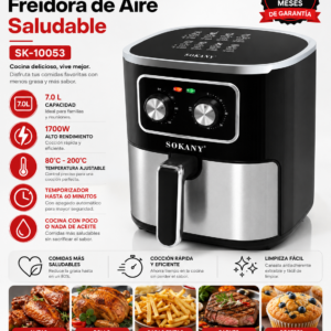 Freidora de Aire Sokany 7L 1700W – Modelo SK-10053